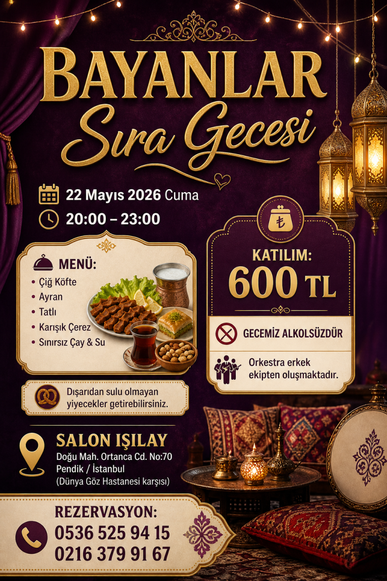 22 Mayıs 2026 Bayanlar Sıra Gecesi